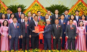 Chủ tịch Đỗ Văn Chiến dự và phát biểu chỉ đạo tại Đại hội đại biểu Đảng bộ tỉnh Quảng Trị lần thứ I, nhiệm kỳ 2025-2030