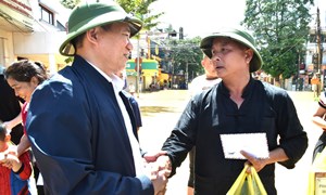 Phó Thủ tướng Hồ Đức Phớc kiểm tra công tác ứng phó, khắc phục hậu quả mưa lũ tại Lạng Sơn