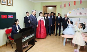 Tổng Bí thư Tô Lâm thăm Trường Mẫu giáo Kiêng Sang và lớp học mang tên Chủ tịch Hồ Chí Minh
