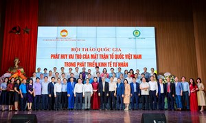 Hội thảo quốc gia: Phát huy vai trò của Mặt trận Tổ quốc Việt Nam trong phát triển kinh tế tư nhân