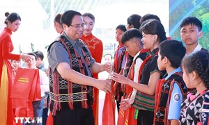 Thủ tướng dự Lễ khởi công trường học tại xã biên giới của Đà Nẵng 