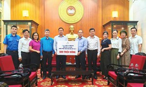 Ban Vận động Cứu trợ Trung ương đã tiếp nhận gần 1.025 tỷ đồng ủng hộ đồng bào các tỉnh khắc phục hậu quả do bão lũ gây ra
