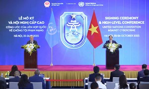 Công ước Hà Nội: Thủ tướng Phạm Minh Chính cùng Tổng Thư ký Liên hợp quốc gặp gỡ báo chí