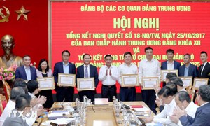 Đảng bộ các cơ quan Đảng TW tổng kết việc thực hiện Nghị quyết số 18-NQ/TW 