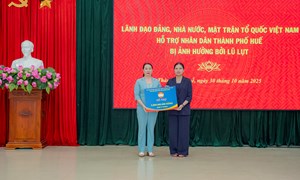 BAN VẬN ĐỘNG CỨU TRỢ TRUNG ƯƠNG PHÂN BỔ SỐ TIỀN 20 TỶ ĐỒNG HỖ TRỢ TỈNH QUẢNG NGÃI, QUẢNG TRỊ, THÀNH PHỐ HUẾ, THÀNH PHỐ ĐÀ NẴNG 