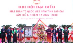 Phó Chủ tịch Hà Thị Nga dự Đại hội đại biểu MTTQ Việt Nam tỉnh Lào Cai lần thứ I, nhiệm kỳ 2025 – 2030