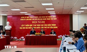 Văn nghệ sỹ đóng góp ý kiến cho dự thảo văn kiện Đại hội XIV của Đảng