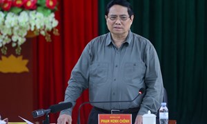 Thủ tướng Phạm Minh Chính làm việc với Thường trực Tỉnh uỷ Thanh Hóa