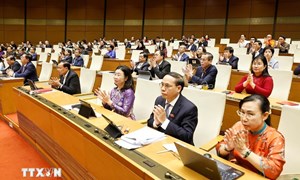 Quốc hội thông qua Nghị quyết phê chuẩn về một số Phó Chủ tịch và Ủy viên Hội đồng bầu cử quốc gia