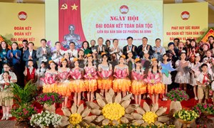 Tổng Bí thư Tô Lâm và Chủ tịch Quốc hội Trần Thanh Mẫn dự Ngày hội đại đoàn kết tại phường Ba Đình, Hà Nội