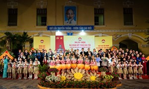 Tổng Bí thư Tô Lâm và Chủ tịch Quốc hội Trần Thanh Mẫn dự Ngày hội đại đoàn kết tại phường Ba Đình, Hà Nội