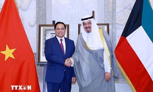 Thủ tướng Phạm Minh Chính hội đàm với Thủ tướng Kuwait: Nâng cấp quan hệ giữa Việt Nam và Kuwait lên Đối tác Chiến lược