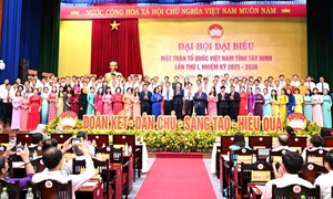 Đại hội đại biểu MTTQ Việt Nam tỉnh Tây Ninh lần thứ I, nhiệm kỳ 2025-2030 thành công tốt đẹp 