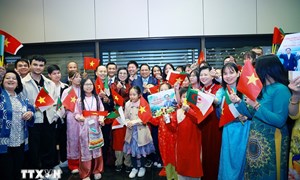 Thủ tướng Phạm Minh Chính và Phu nhân gặp mặt cộng đồng Việt Nam tại Algeria 