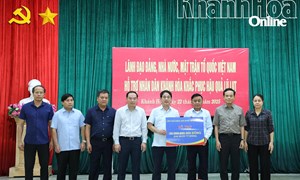 Ban Vận động ​cứu trợ Trung ương phân bổ số tiền 80 tỷ đồng hỗ trợ 4 tỉnh Lâm Đồng, Khánh Hòa, Đắk Lắk, Gia Lai khắc phục thiệt hại do mưa lũ gây ra​