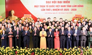 Phó Chủ tịch Hoàng Công Thủy dự Đại hội đại biểu MTTQ Việt Nam tỉnh Lâm Đồng lần thứ I, nhiệm kỳ 2025-2030