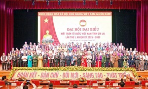 Phó Chủ tịch Hoàng Công Thủy dự Đại hội đại biểu MTTQ Việt Nam tỉnh Gia Lai lần thứ I, nhiệm kỳ 2025-2030