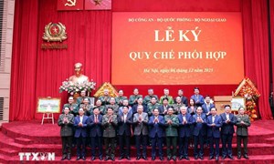 Tăng cường phối hợp Công an - Quân đội - Ngoại giao trong giai đoạn mới