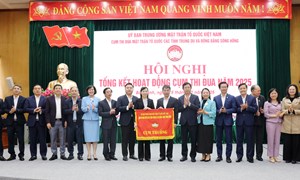 Cụm thi đua các tỉnh Trung du và Đồng bằng Sông Hồng tổng kết công tác Mặt trận năm 2025