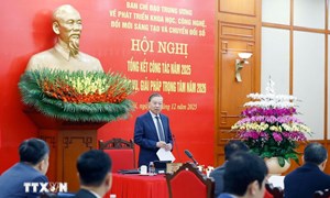 Kết luận của Tổng Bí thư tại Hội nghị tổng kết của BCĐ TW về phát triển khoa học, công nghệ