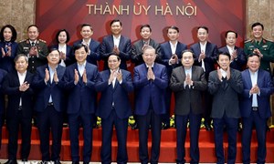 Tổng Bí thư Tô Lâm: Tạo cơ sở pháp lý vượt trội đủ mạnh để Hà Nội phát huy tối đa tiềm năng