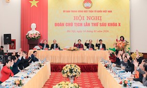 Khai mạc Hội nghị Đoàn Chủ tịch Ủy ban Trung ương MTTQ Việt Nam lần thứ Sáu khóa X