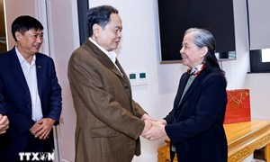 Chủ tịch Quốc hội Trần Thanh Mẫn tri ân các đồng chí nguyên lãnh đạo Đảng, Nhà nước