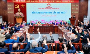 Hội nghị hiệp thương lần thứ nhất: Diễn ra dân chủ, đúng luật, đúng thời gian theo quy định