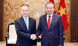 Tổng Bí thư Tô Lâm tiếp Đặc phái viên của Tổng Bí thư, Chủ tịch nước Trung Quốc Tập Cận Bình 