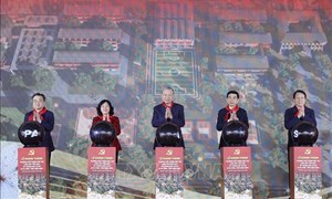 Tổng Bí thư Tô Lâm dự lễ khánh thành trường phổ thông nội trú liên cấp tại Điện Biên