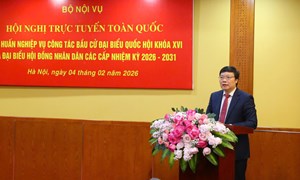 Tập huấn nghiệp vụ công tác bầu cử đại biểu Quốc hội và đại biểu HĐND các cấp 