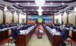 Tổng Bí thư Tô Lâm hội đàm với Tổng Bí thư, Chủ tịch nước Lào Thonglun Sisoulith