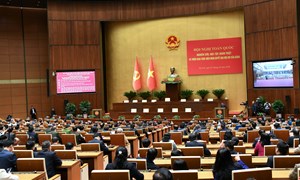 Tổng Bí thư Tô Lâm dự, chỉ đạo Hội nghị toàn quốc nghiên cứu, học tập, quán triệt và triển khai Nghị quyết Đại hội XIV của Đảng