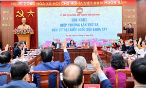 Công bố danh sách 864 người ứng cử đại biểu Quốc hội khóa XVI ở 182 đơn vị bầu cử trong cả nước