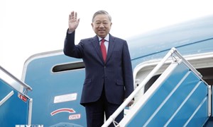 Tổng Bí thư Tô Lâm lên đường tham dự cuộc họp khai mạc Hội đồng Hòa bình về Gaza