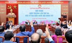 Chủ tịch và các vị Ủy viên Đoàn Chủ tịch Ủy ban Trung ương MTTQ Việt Nam ứng cử đại biểu Quốc hội khoá XVI