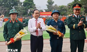 Chủ tịch Quốc hội dự Lễ giao, nhận quân năm 2026 tại Thành phố Hồ Chí Minh 