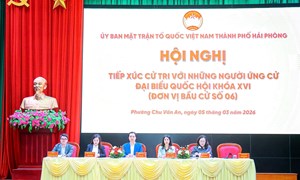 Ứng cử viên Đại biểu Quốc hội khóa XVI tại Hải Phòng: Cam kết “nghe dân nói, nói dân tin“