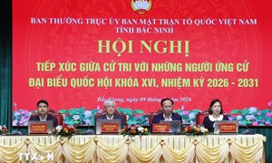Phó Chủ tịch Thường trực Quốc hội Đỗ Văn Chiến tiếp xúc cử tri tại tỉnh Bắc Ninh 