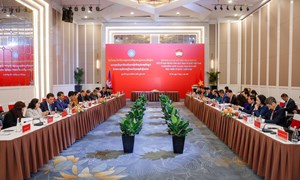 Khai mạc Hội đàm giữa UBTƯ MTTQ Việt Nam và Hội đồng Quốc gia Mặt trận Đoàn kết Phát triển Tổ quốc Campuchia