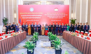 Hội đàm giữa Ủy ban Trung ương MTTQ Việt Nam và Hội đồng Quốc gia Mặt trận Đoàn kết Phát triển Tổ quốc Campuchia