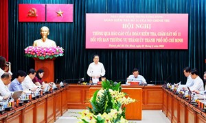 Thông qua Báo cáo kiểm tra, giám sát đối với Ban Thường vụ Thành ủy TP Hồ Chí Minh