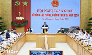 Thủ tướng Phạm Minh Chính chủ trì Hội nghị toàn quốc về phòng chống thiên tai