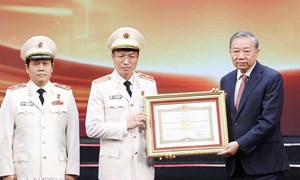 Tổng Bí thư, Chủ tịch nước Tô Lâm dự Lễ kỷ niệm 80 năm Ngày truyền thống lực lượng Tham mưu Công an Nhân dân