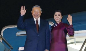 Tổng Bí thư, Chủ tịch nước Tô Lâm và Phu nhân lên đường thăm cấp Nhà nước đến Trung Quốc