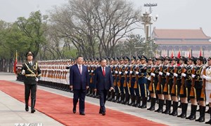 Tổng Bí thư, Chủ tịch Trung Quốc Tập Cận Bình chủ trì Lễ đón chính thức Tổng Bí thư, Chủ tịch nước Tô Lâm