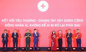 Mặt trận Tổ quốc Việt Nam và các tổ chức thành viên đồng hành, hỗ trợ để công tác nhân đạo ngày càng lan tỏa sâu rộng, thiết thực