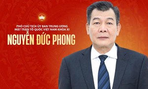 Infographic: Phó Chủ tịch Uỷ ban Trung ương MTTQ Việt Nam khóa XI Nguyễn Đức Phong