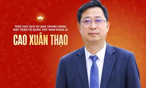 Infographic: Phó Chủ tịch Ủy ban Trung ương MTTQ Việt Nam khóa XI Cao Xuân Thạo