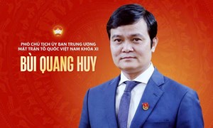 INFOGRAPHIC: Phó Chủ tịch Ủy ban Trung ương MTTQ Việt Nam khóa XI Bùi Quang Huy
